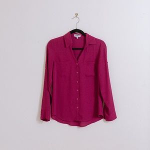 Magenta Portofino Shirt-Express
